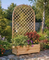 Donica Bermuda Planter z pergolą Róża h180 x 90 x 40 cm.